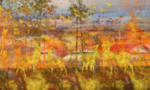 抽象油画