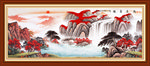 鸿运当头国画