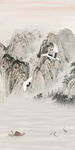 简约中国风山水画 TIF分层
