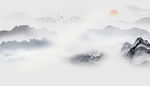 水墨山水画