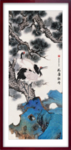 松鹤延年装饰画