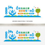 《校园文化》节约用水文化墙