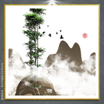 淡雅水墨