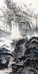 山水水墨画