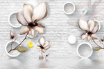 3d花背景墙图片