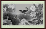 国画荷花