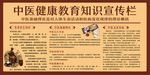 冬季中医健康教育宣传栏