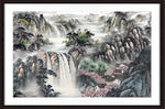 巨幅山水画