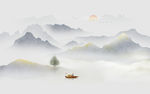 水墨山水画