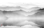 中国风山水画