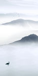 新中式山水画玄关图 TIF分层