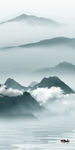 高档新中式玄关画 tif分层