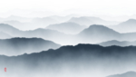 抽象山水画