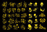 矢量花纹