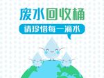 废水回收桶标签