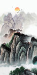 国画山水新风景画 TIF分层
