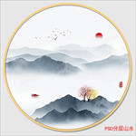 禅意山水画