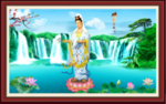 观音菩萨 佛光普照