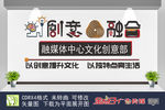 融媒体文化创意部文化墙