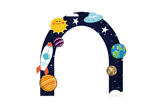 宇宙 星空 太空 火箭 拱门