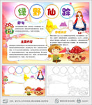 世界名著绿野仙踪读书读后感小报