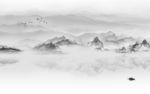 现代山水中式大画 TIF分层