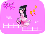 时尚印花  印刷元素 卡通女孩