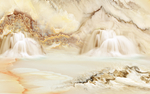 流水生财大理石纹