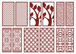 雕花图案