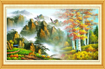 山水油画