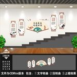 养老院楼梯文化墙