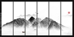 晕染山水
