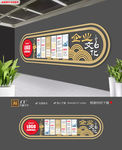 简约企业集团公司宣传栏文化墙