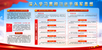 学习贯彻 强军思想展板