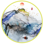 水抽象山水