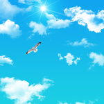 蓝天白云