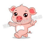 不穿衣服的小猪