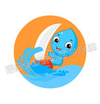 冲浪的水精灵