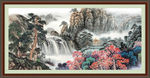 聚宝盆风水画