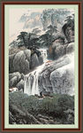 巨幅山水画