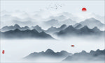 水墨山水画