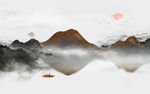 水墨山水画