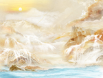 流水生财大理石纹