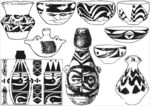 商周时代 古代传统瓷器花纹