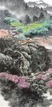 国画山水玄关