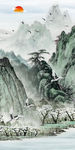 中式山水高清画 tif分层