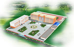 学校鸟瞰图