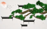 中式背景墙