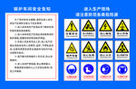 锅炉车间安全告知牌