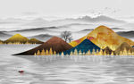 爆款意境新山水画 TIF分层